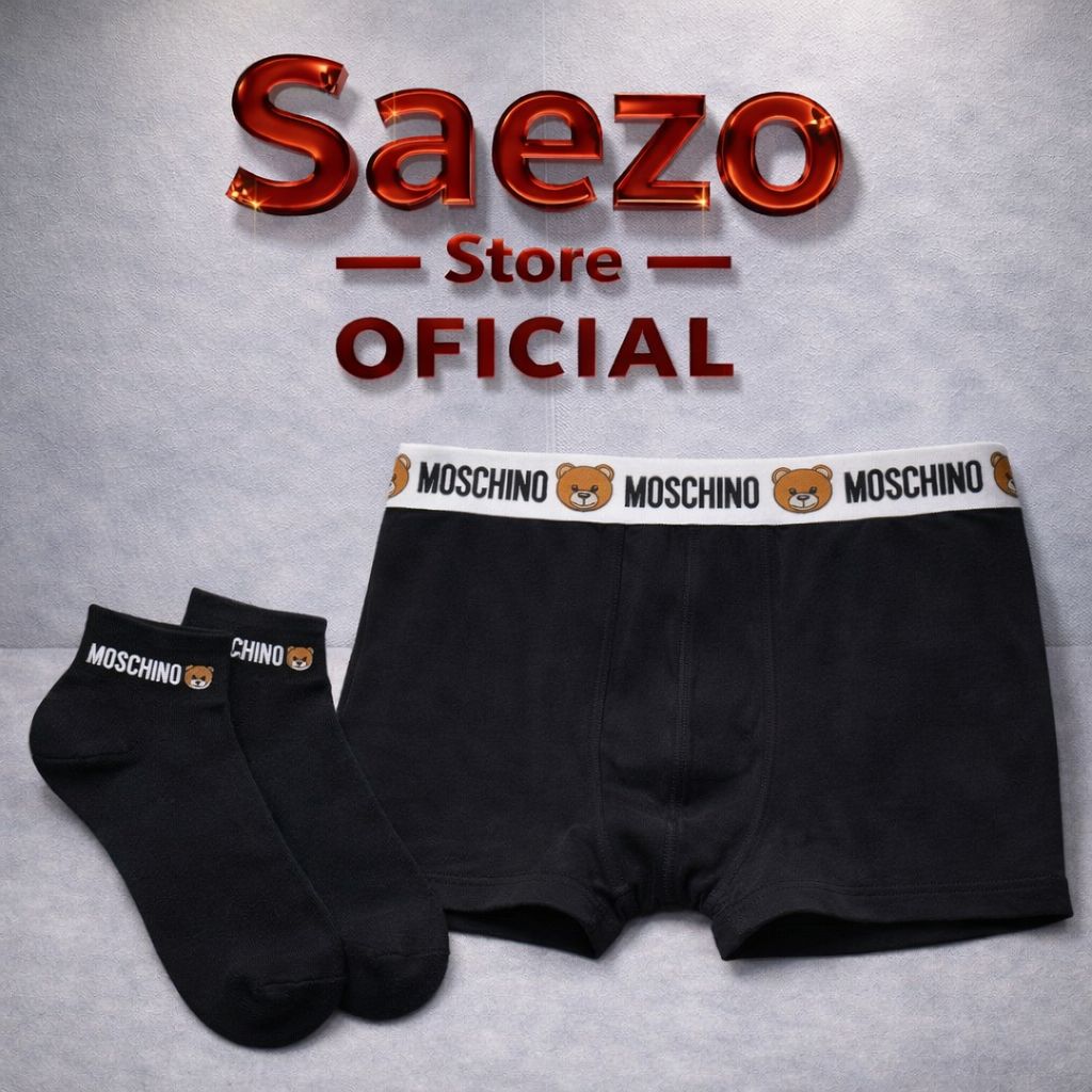 Medias + Boxer Moschino Exclusivo