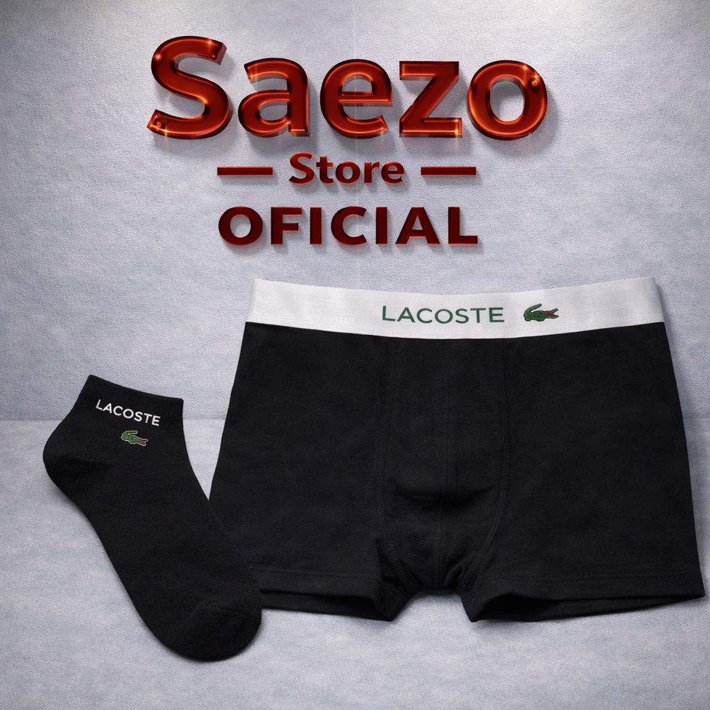 Medias + Boxer Lacoste Premium